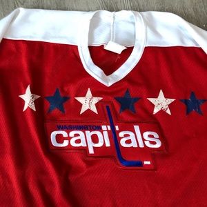Old Style Washington Capitals Jersey